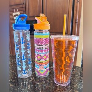 Cool Gear Water Bottles & Cup Bundle of 3